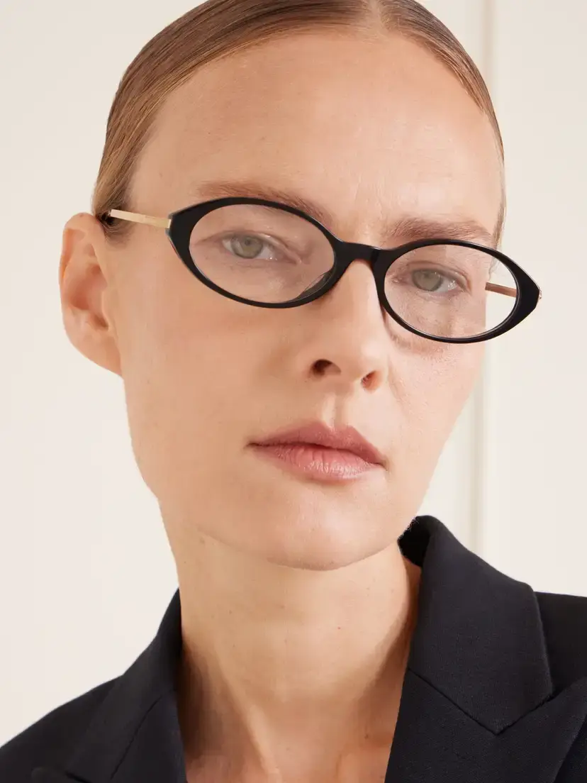 DIOR Eyewear Dior Bow R2i Gold-tone Metal And Acetate Glasses - Black | Thumbnail 2 DIOR Eyewear Dior Bow R2i Gold-tone Metal And Acetate Glasses - Black | Thumbnail 2