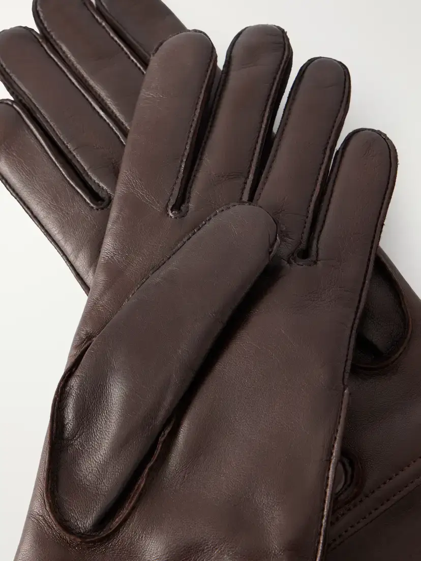 Agnelle Athos Leather Gloves | Thumbnail 2 Agnelle Athos Leather Gloves | Thumbnail 2