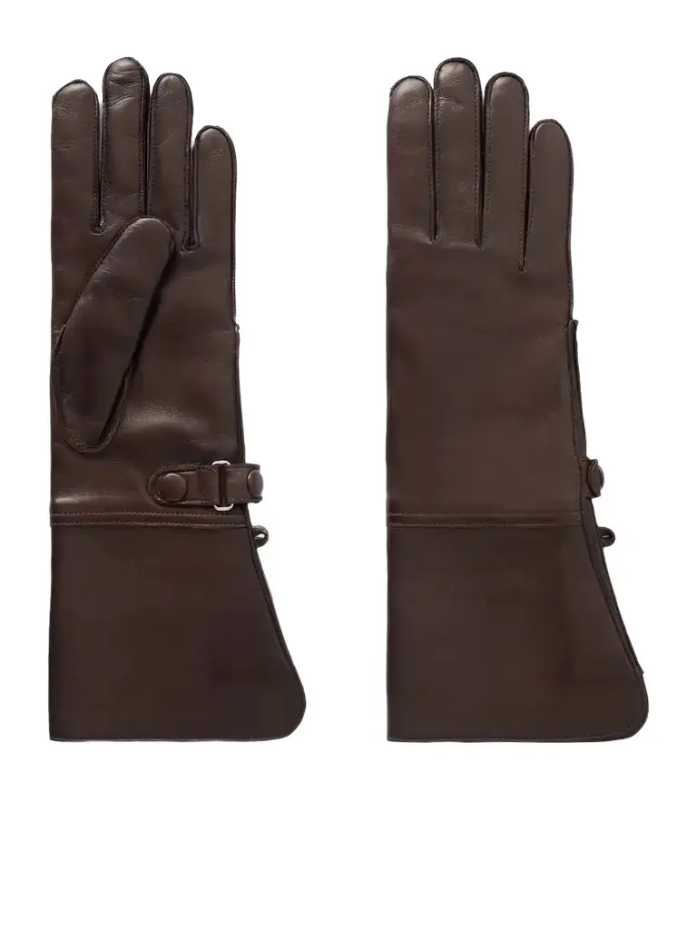 Agnelle Athos Leather Gloves