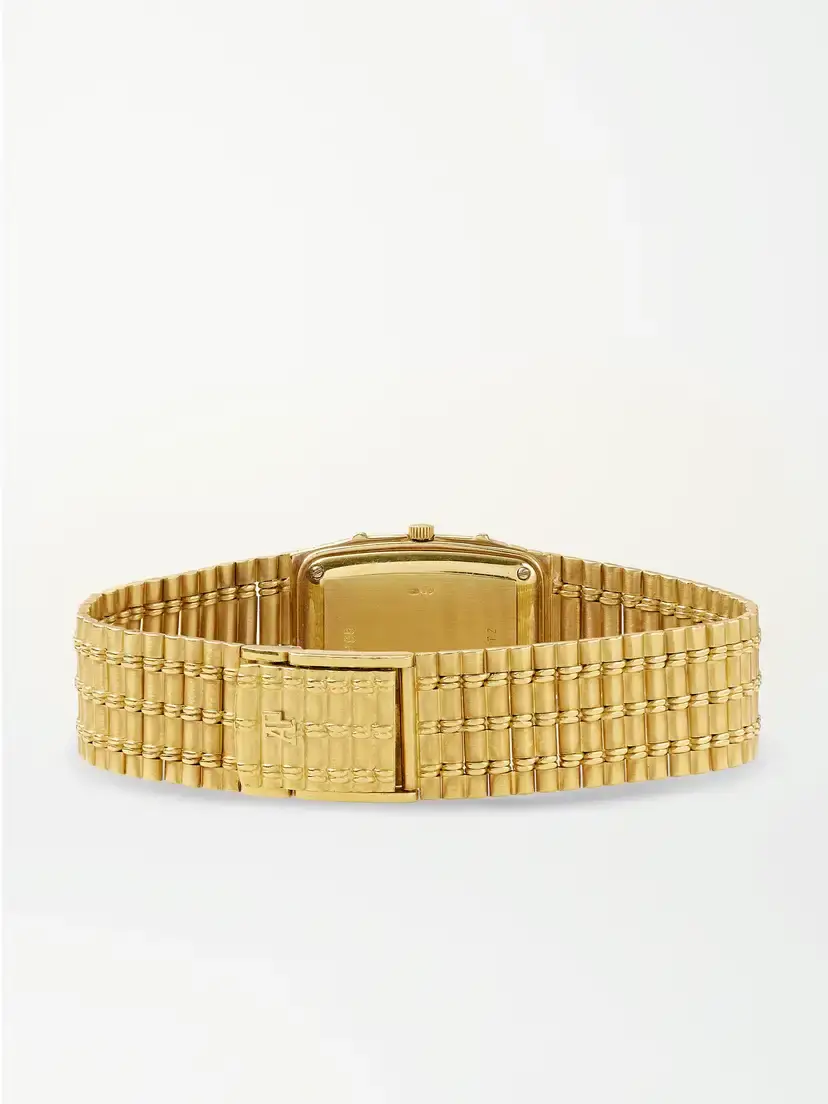 Stephanie Windsor + Audemars Piguet Vintage 1980s Bamboo Quartz-movement 18-karat Gold Diamond Watch (7.2'' Wrist) | Thumbnail 5 Stephanie Windsor + Audemars Piguet Vintage 1980s Bamboo Quartz-movement 18-karat Gold Diamond Watch (7.2'' Wrist) | Thumbnail 5