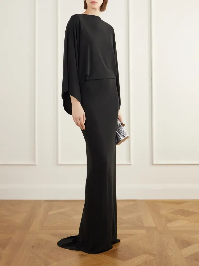 Cult Gaia Pallana Bead-embellished Open-back Stretch-jersey Maxi Dress | Thumbnail 2 Cult Gaia Pallana Bead-embellished Open-back Stretch-jersey Maxi Dress | Thumbnail 2