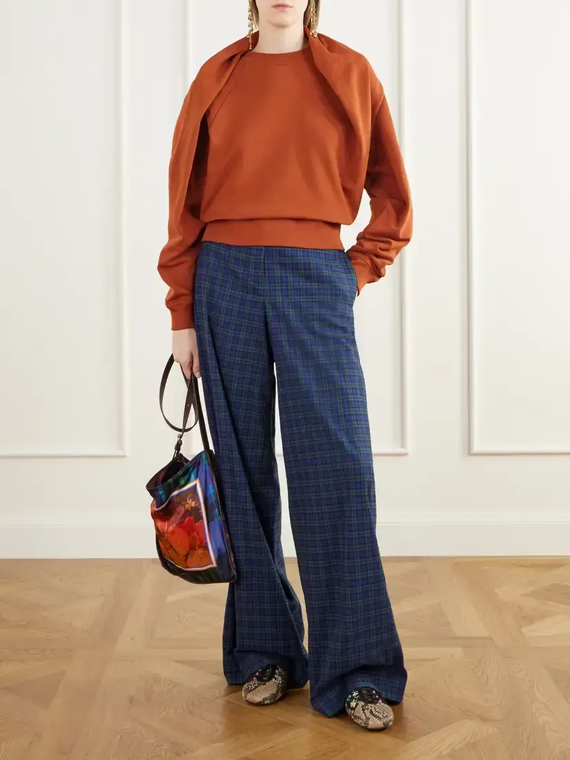 Dries Van Noten Patchwork Floral Jacquard-trimmed Leather Sneakers | Thumbnail 4 Dries Van Noten Patchwork Floral Jacquard-trimmed Leather Sneakers | Thumbnail 4