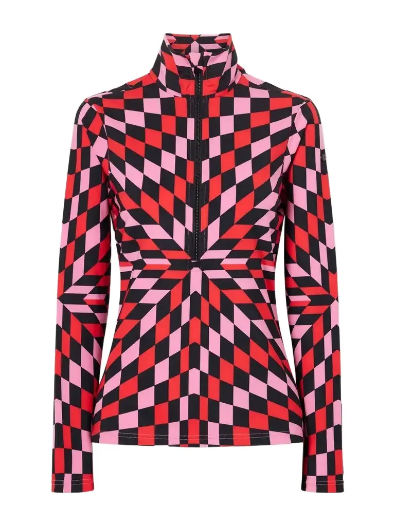 Goldbergh Chesu Printed Stretch-jersey Ski Top