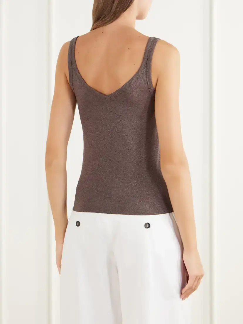 Brunello Cucinelli Knitted Tank | Thumbnail 4