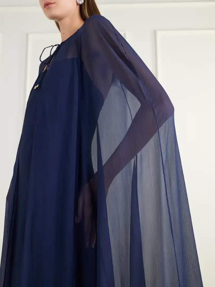 Taller Marmo Grace Feather-trimmed Silk-chiffon Gown | Thumbnail 4 Taller Marmo Grace Feather-trimmed Silk-chiffon Gown | Thumbnail 4