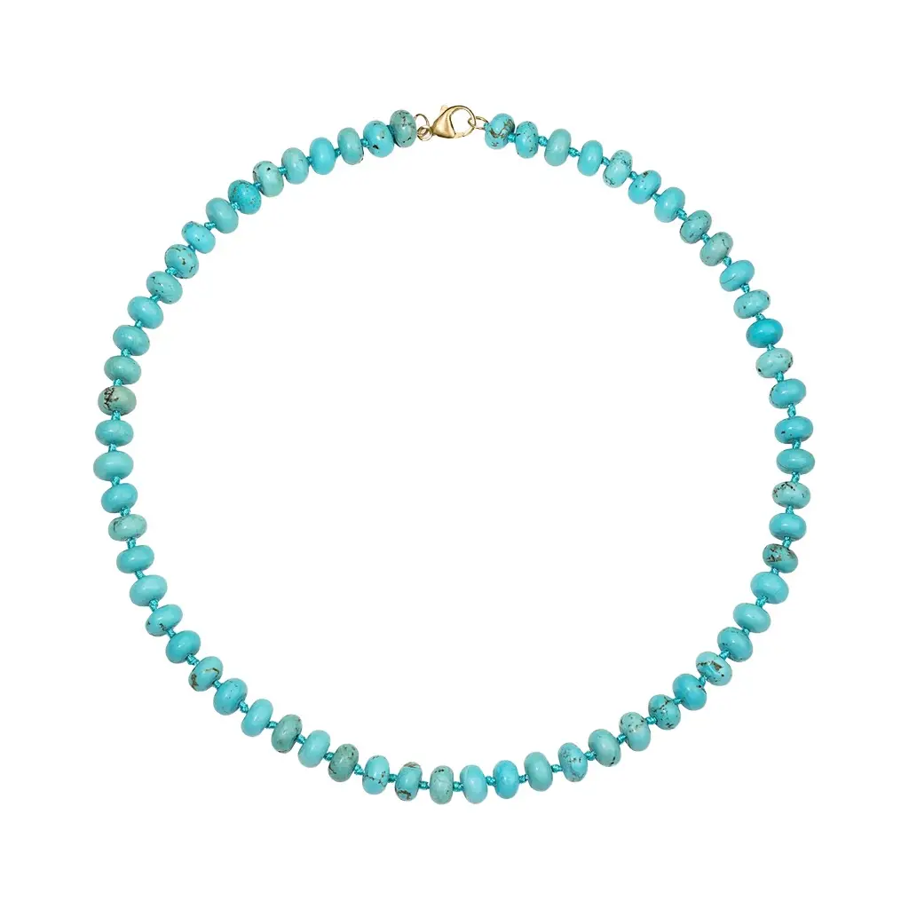 Stephanie Gottlieb Kendall Magnesite Turquoise Dyed Necklace