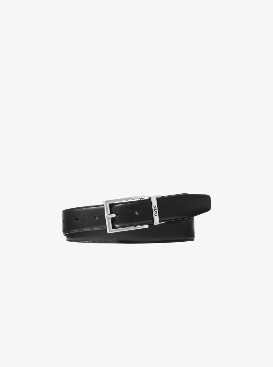 Michael Kors Collection Reversible Belt in Black | Thumbnail 2 Michael Kors Collection Reversible Belt in Black | Thumbnail 2
