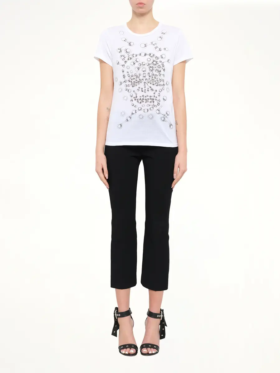 Alexander McQueen Alexander Mcqueen Eyelets T-shirt | Thumbnail 2 Alexander McQueen Alexander Mcqueen Eyelets T-shirt | Thumbnail 2