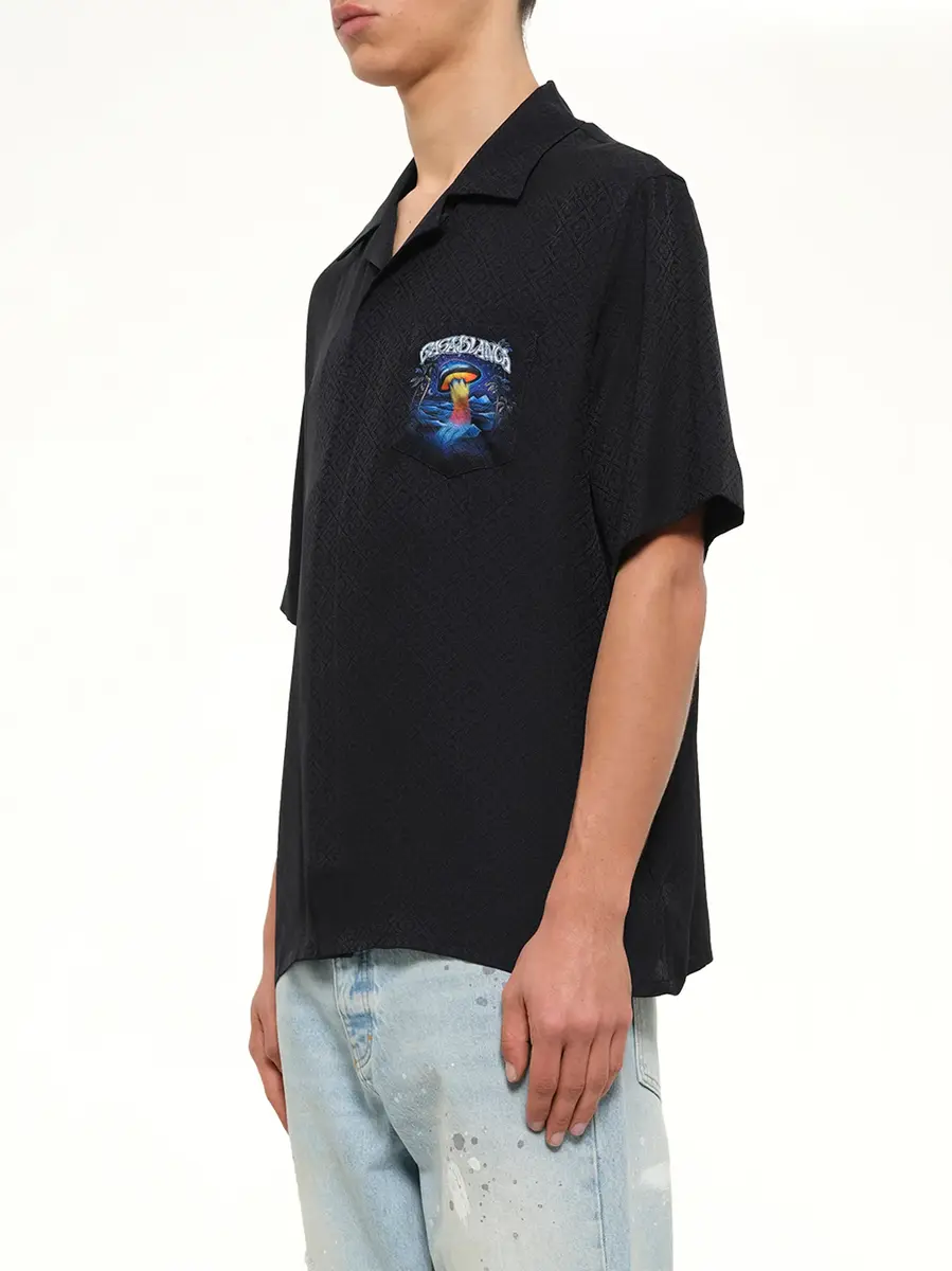 Casablanca Sahara Twilight Cuban Collar SS Shirt | Thumbnail 3 Casablanca Sahara Twilight Cuban Collar SS Shirt | Thumbnail 3