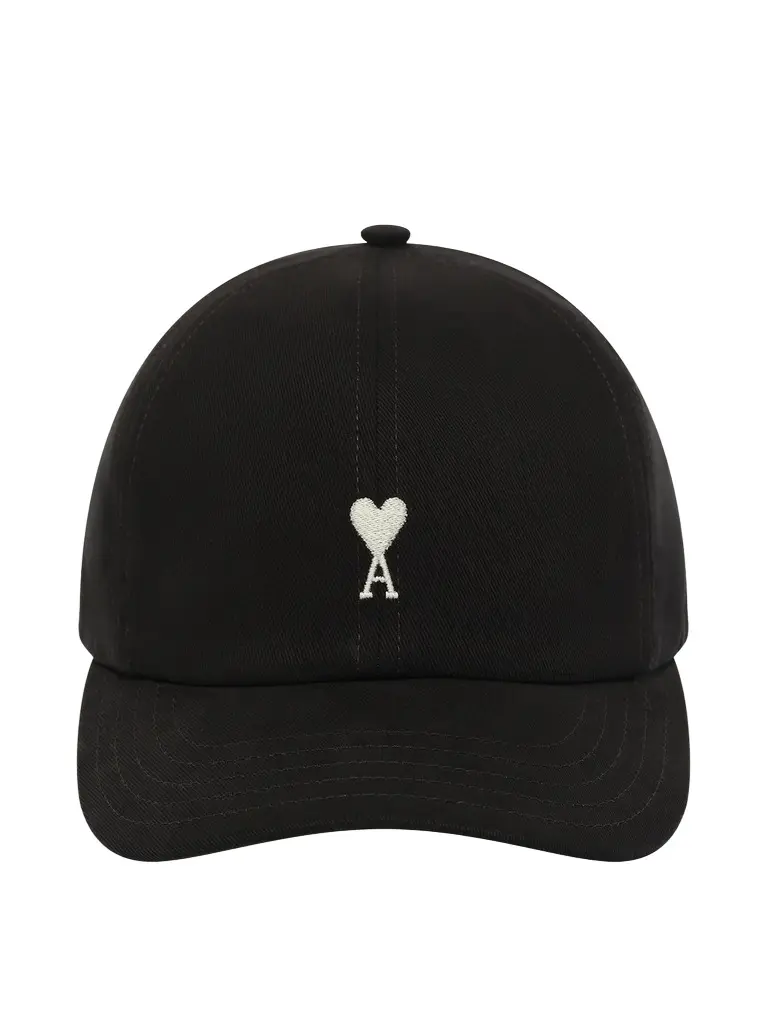 AMI PARIS Contrast Ami De Coeur Embroidery Cap