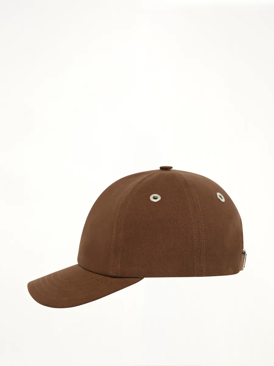 AMI PARIS Ami De Coeur Embroidery Cap in Chocolate Brown | Thumbnail 2 AMI PARIS Ami De Coeur Embroidery Cap in Chocolate Brown | Thumbnail 2