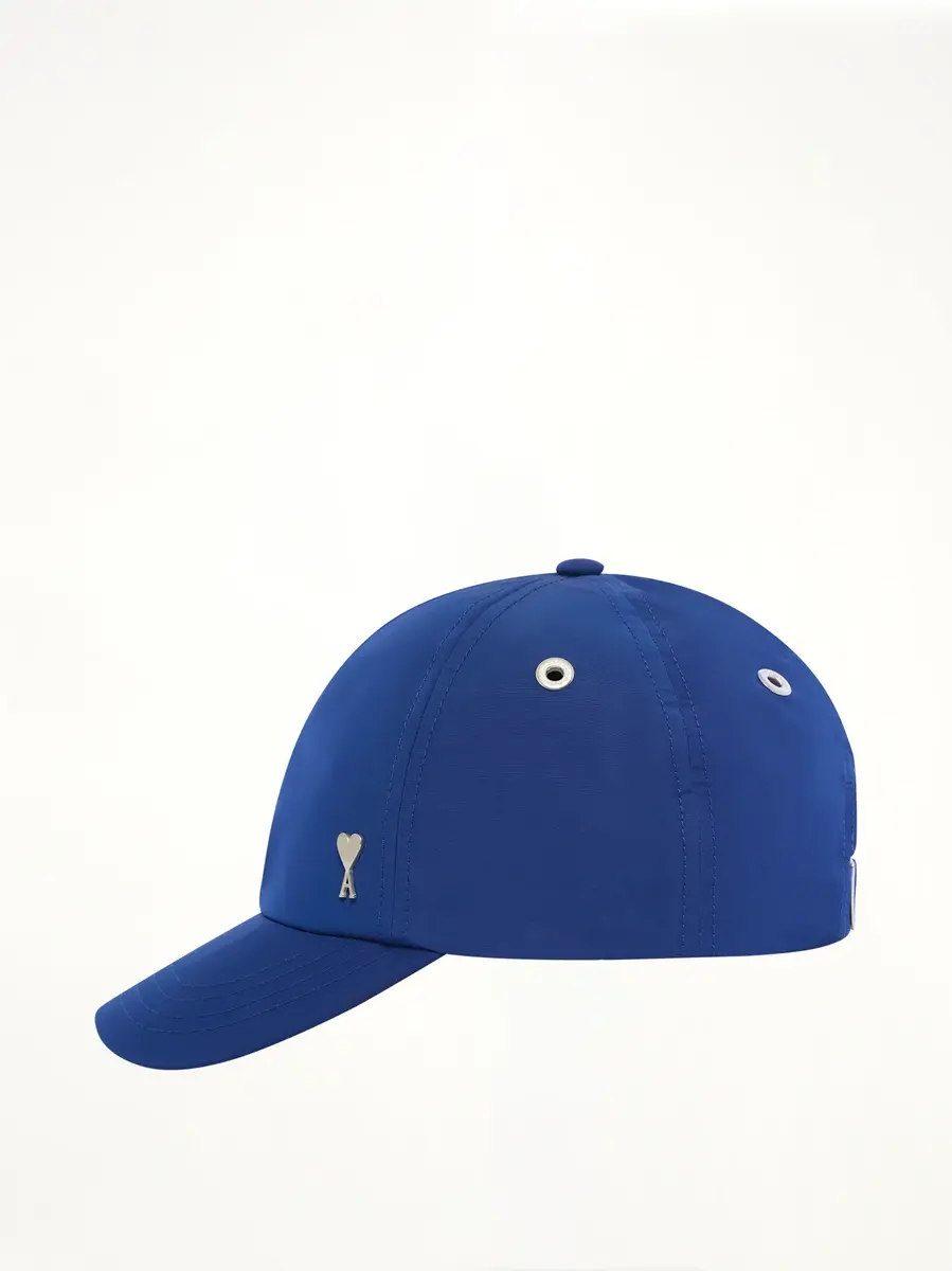 AMI PARIS Ami De Coeur Stud Cap in Royal Blue | Thumbnail 2