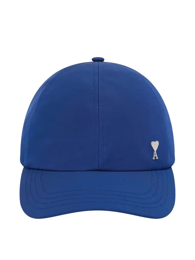 AMI PARIS Ami De Coeur Stud Cap in Royal Blue