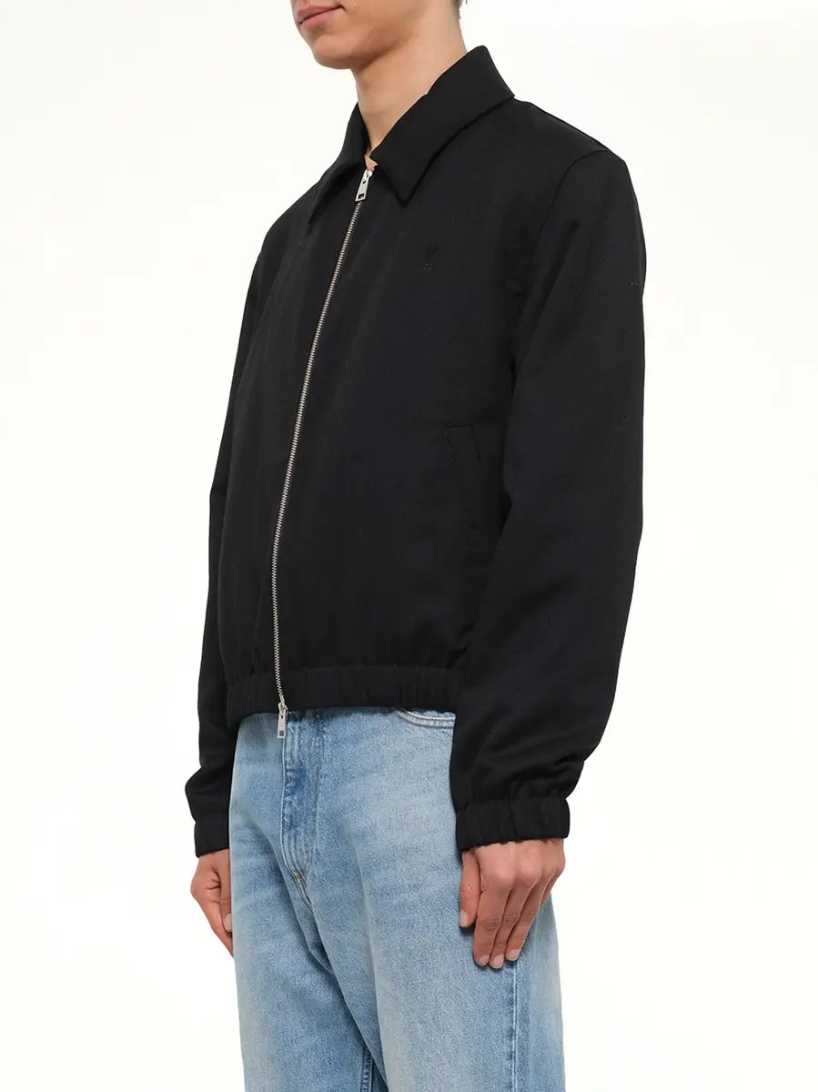 AMI PARIS Ami De Coeur Padded Zipped Jacket | Thumbnail 3 AMI PARIS Ami De Coeur Padded Zipped Jacket | Thumbnail 3