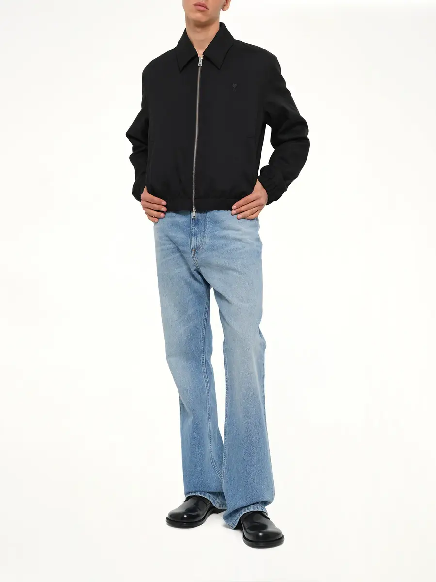 AMI PARIS Ami De Coeur Padded Zipped Jacket | Thumbnail 4 AMI PARIS Ami De Coeur Padded Zipped Jacket | Thumbnail 4