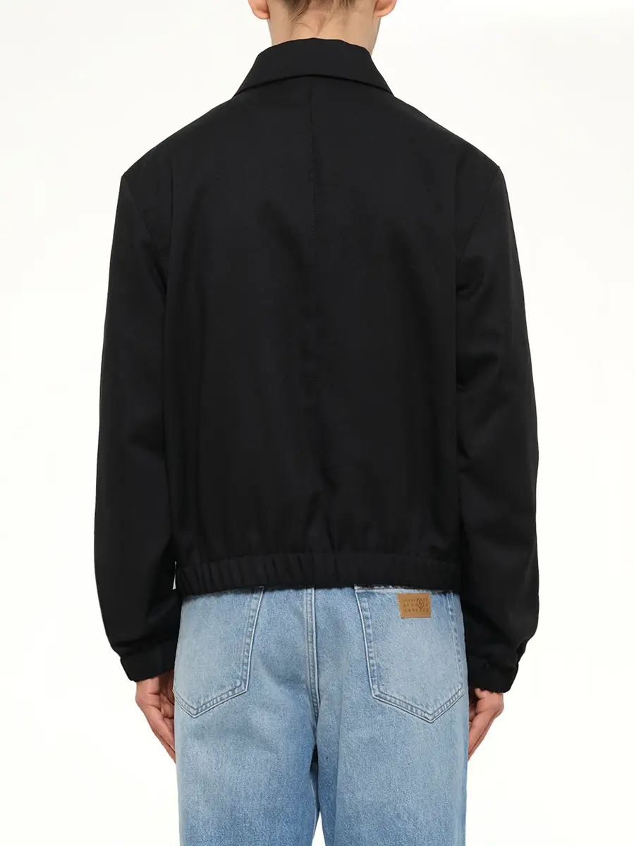AMI PARIS Ami De Coeur Padded Zipped Jacket | Thumbnail 5 AMI PARIS Ami De Coeur Padded Zipped Jacket | Thumbnail 5