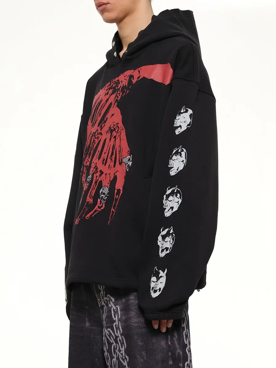 THUG CLUB TC Bone Cross Hoodie | Thumbnail 3 THUG CLUB TC Bone Cross Hoodie | Thumbnail 3