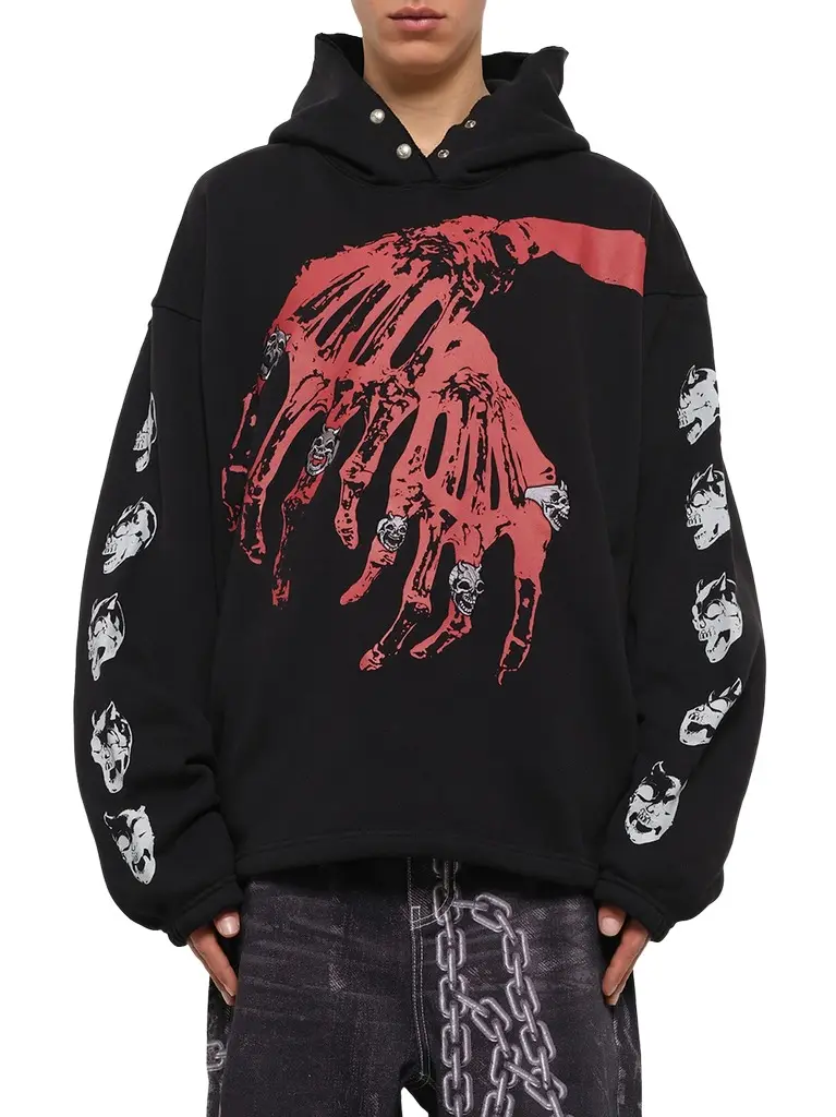 THUG CLUB TC Bone Cross Hoodie