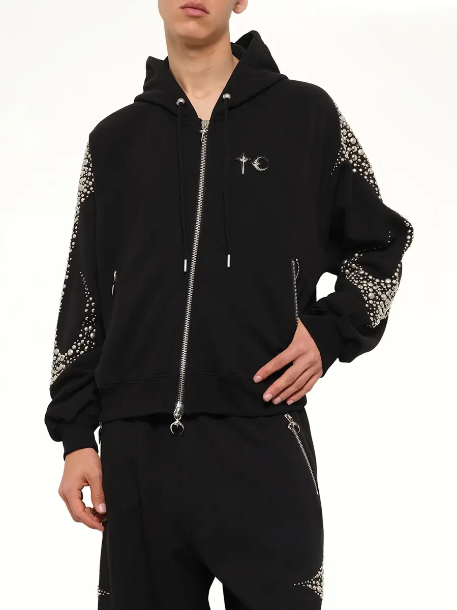 THUG CLUB Iron Steel Focus Zip-up Hoodie | Thumbnail 6 THUG CLUB Iron Steel Focus Zip-up Hoodie | Thumbnail 6