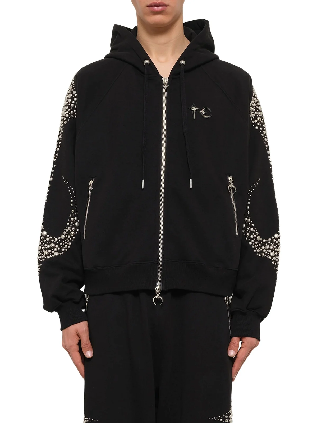 THUG CLUB Iron Steel Focus Zip-up Hoodie