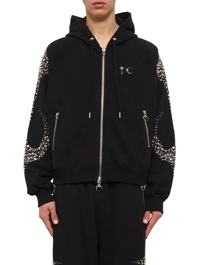 THUG CLUB Iron Steel Focus Zip-up Hoodie
