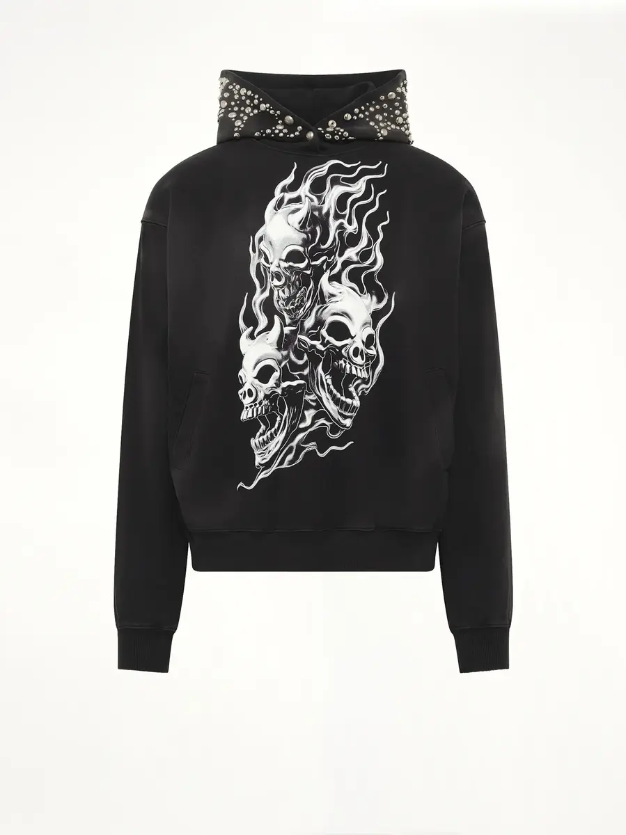 THUG CLUB Hotheaded Riding Skull Hoodie | Thumbnail 2 THUG CLUB Hotheaded Riding Skull Hoodie | Thumbnail 2