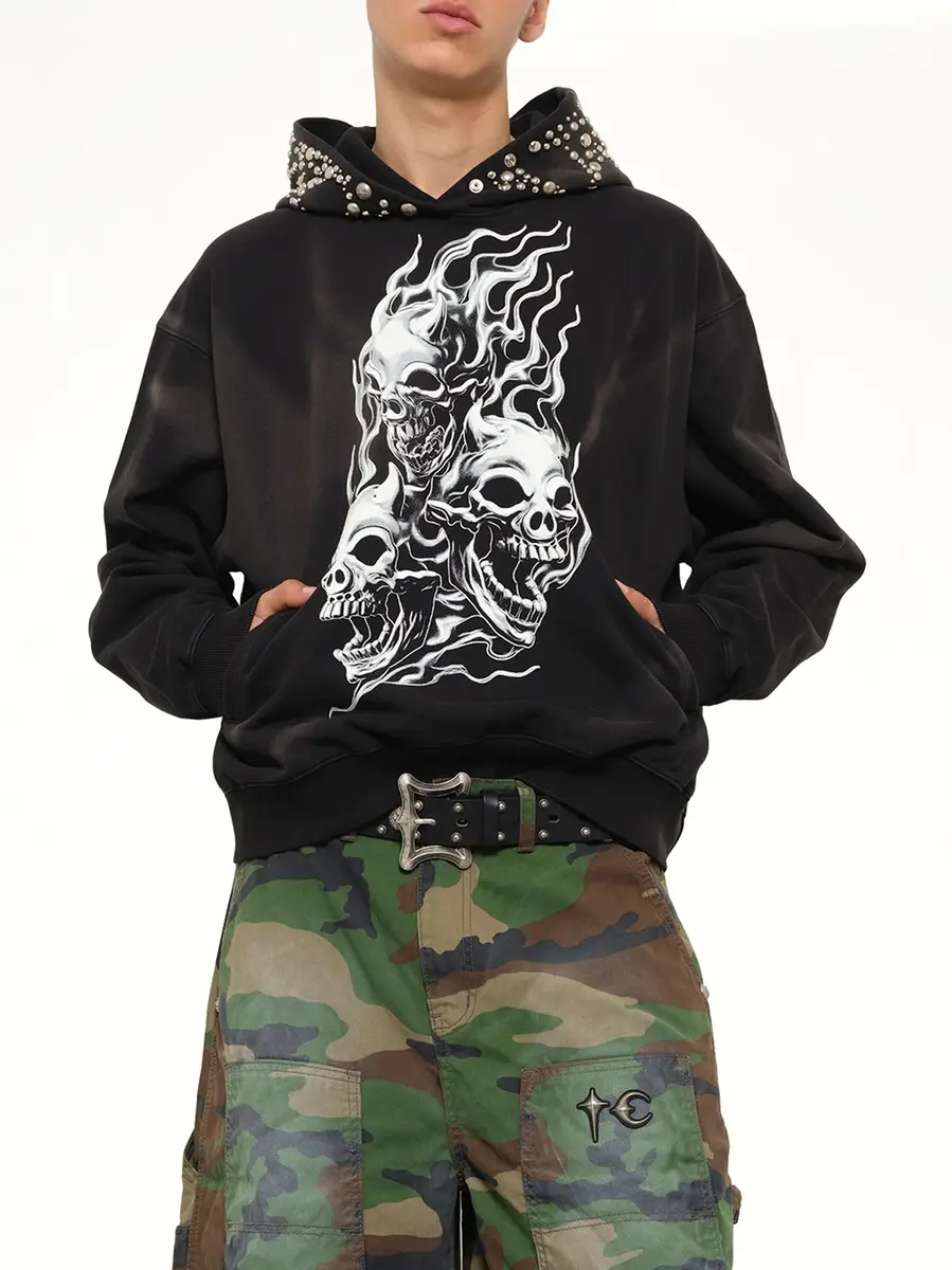 THUG CLUB Hotheaded Riding Skull Hoodie | Thumbnail 6 THUG CLUB Hotheaded Riding Skull Hoodie | Thumbnail 6