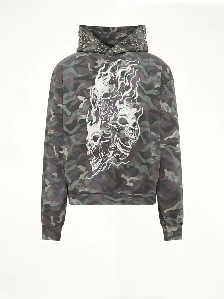 THUG CLUB Hotheaded Riding Skull Hoodie | Thumbnail 2 THUG CLUB Hotheaded Riding Skull Hoodie | Thumbnail 2