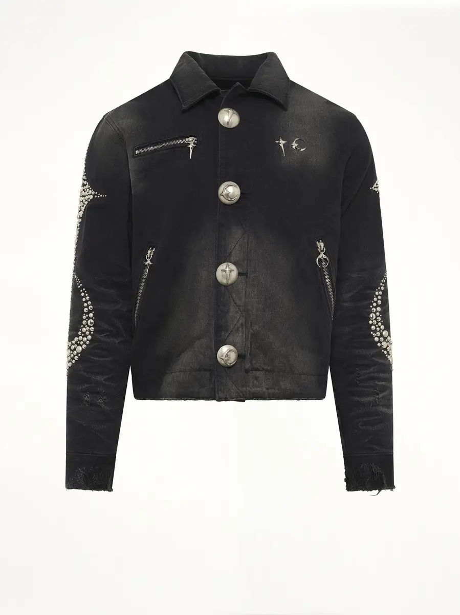 THUG CLUB Iron Steel Focus Denim Jacket | Thumbnail 2 THUG CLUB Iron Steel Focus Denim Jacket | Thumbnail 2