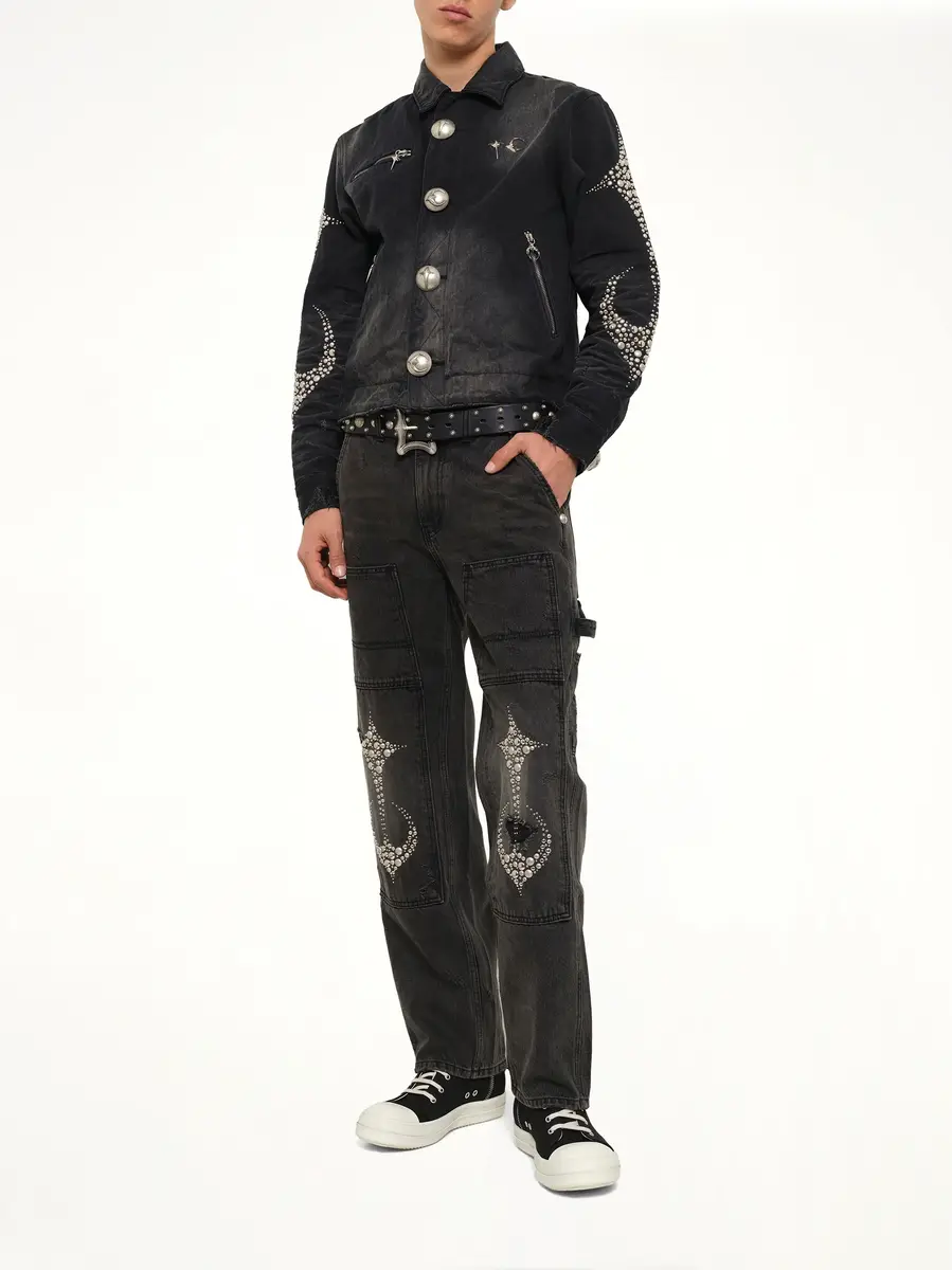 THUG CLUB Iron Steel Focus Denim Jacket | Thumbnail 4 THUG CLUB Iron Steel Focus Denim Jacket | Thumbnail 4