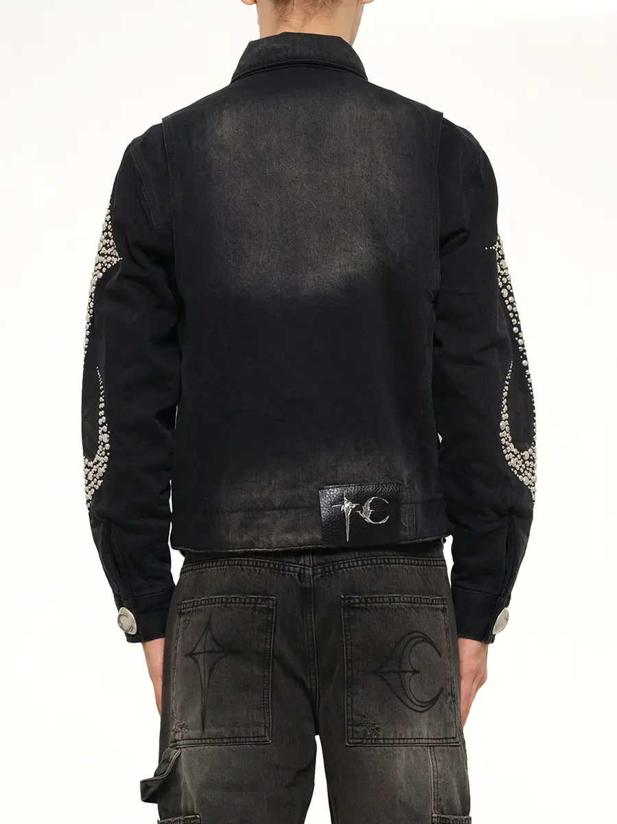 THUG CLUB Iron Steel Focus Denim Jacket | Thumbnail 5 THUG CLUB Iron Steel Focus Denim Jacket | Thumbnail 5