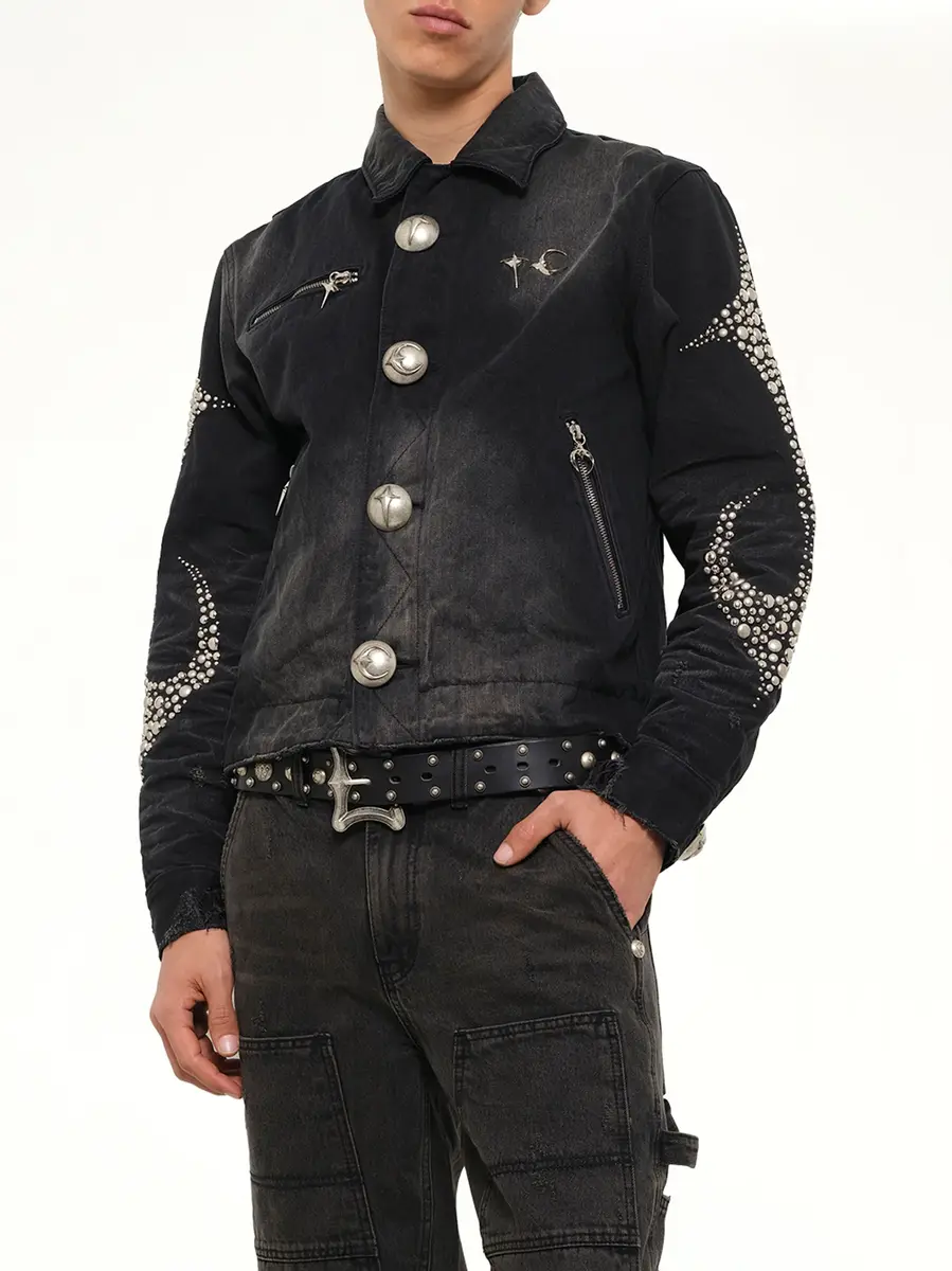 THUG CLUB Iron Steel Focus Denim Jacket | Thumbnail 6 THUG CLUB Iron Steel Focus Denim Jacket | Thumbnail 6