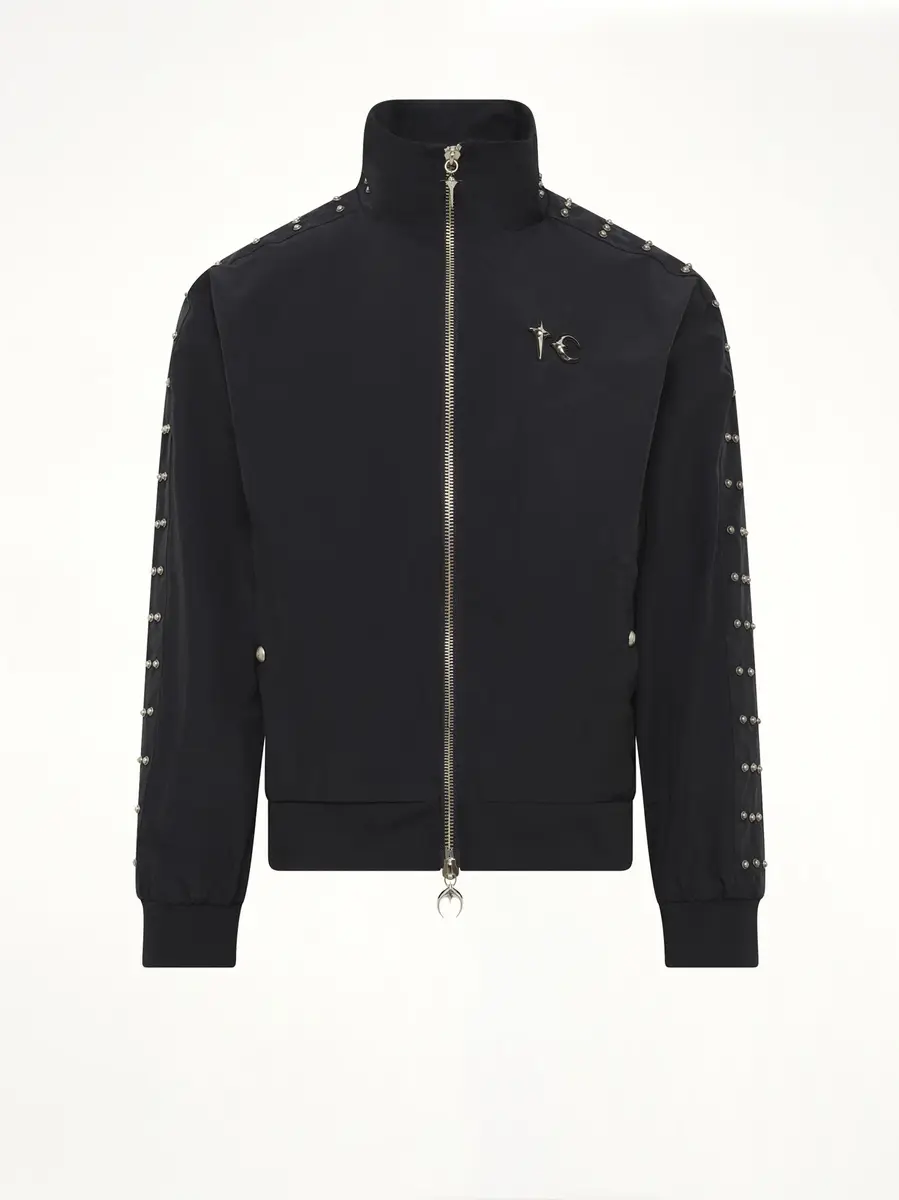 THUG CLUB Triple Line Stud Track Jacket | Thumbnail 2 THUG CLUB Triple Line Stud Track Jacket | Thumbnail 2