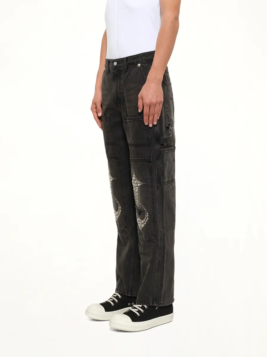 THUG CLUB Studded Knee Carpenter Pants | Thumbnail 3 THUG CLUB Studded Knee Carpenter Pants | Thumbnail 3