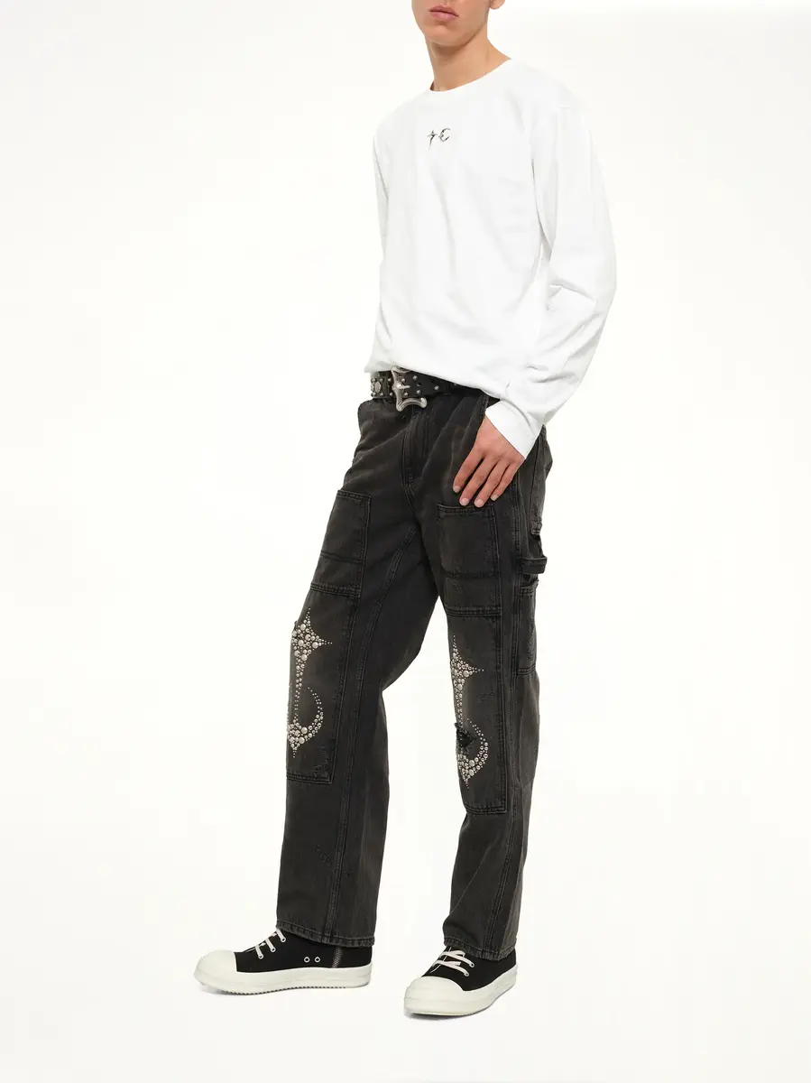 THUG CLUB Studded Knee Carpenter Pants | Thumbnail 4 THUG CLUB Studded Knee Carpenter Pants | Thumbnail 4