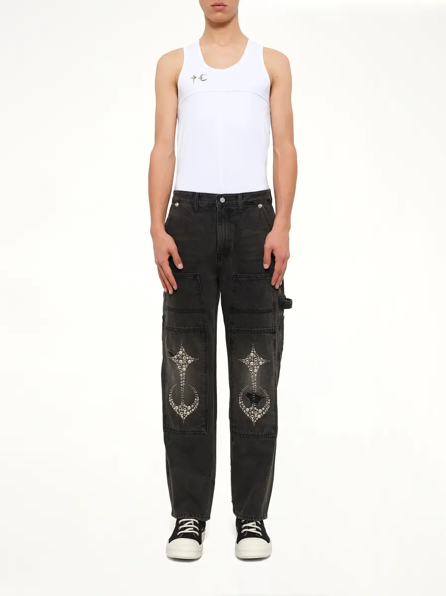 THUG CLUB Studded Knee Carpenter Pants | Thumbnail 7 THUG CLUB Studded Knee Carpenter Pants | Thumbnail 7
