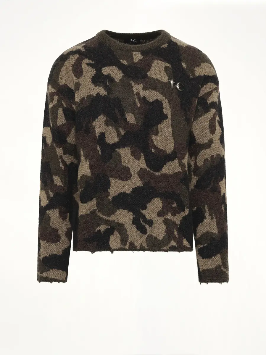 THUG CLUB TC Infintry Knit Sweater | Thumbnail 2 THUG CLUB TC Infintry Knit Sweater | Thumbnail 2