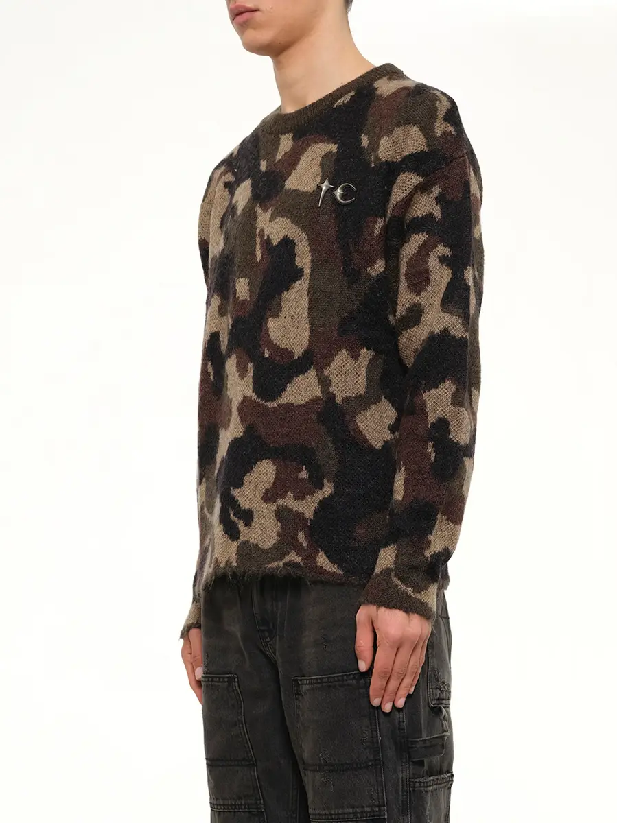 THUG CLUB TC Infintry Knit Sweater | Thumbnail 3 THUG CLUB TC Infintry Knit Sweater | Thumbnail 3
