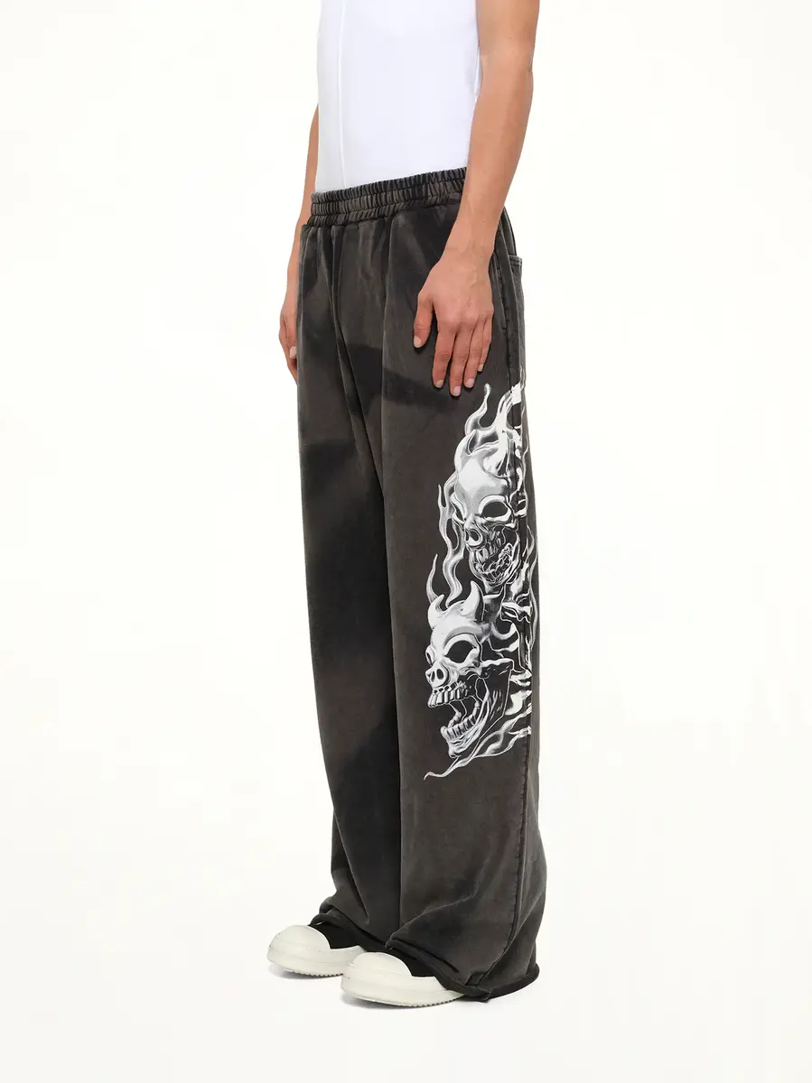 THUG CLUB Six Riding Skull Sweatpants | Thumbnail 3