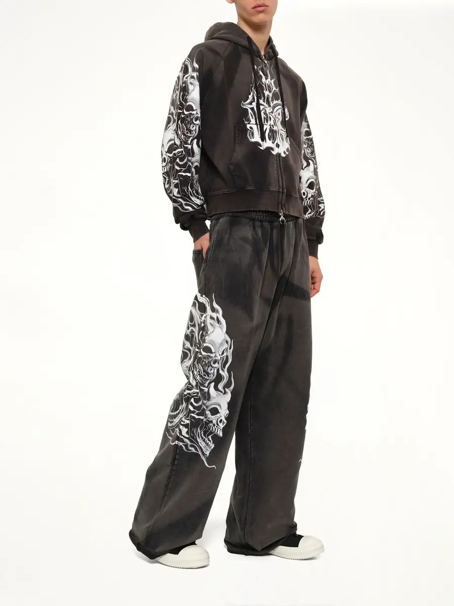THUG CLUB Six Riding Skull Sweatpants | Thumbnail 4
