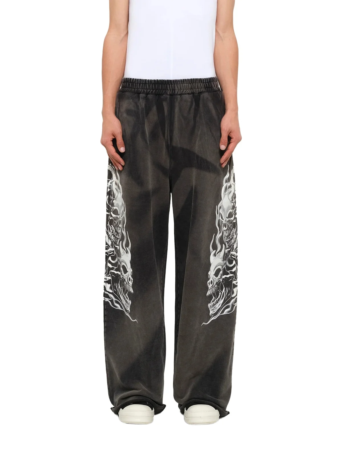 THUG CLUB Six Riding Skull Sweatpants