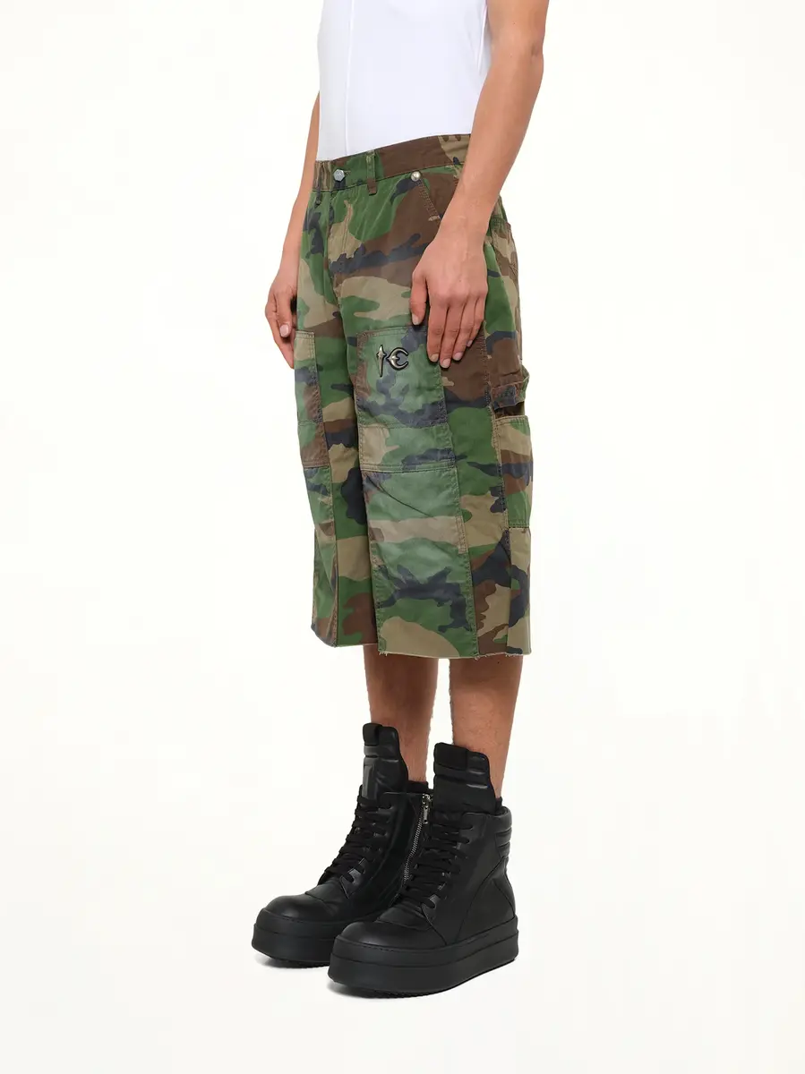 THUG CLUB TC Tainted Camo Shorts in | Thumbnail 3 THUG CLUB TC Tainted Camo Shorts in | Thumbnail 3