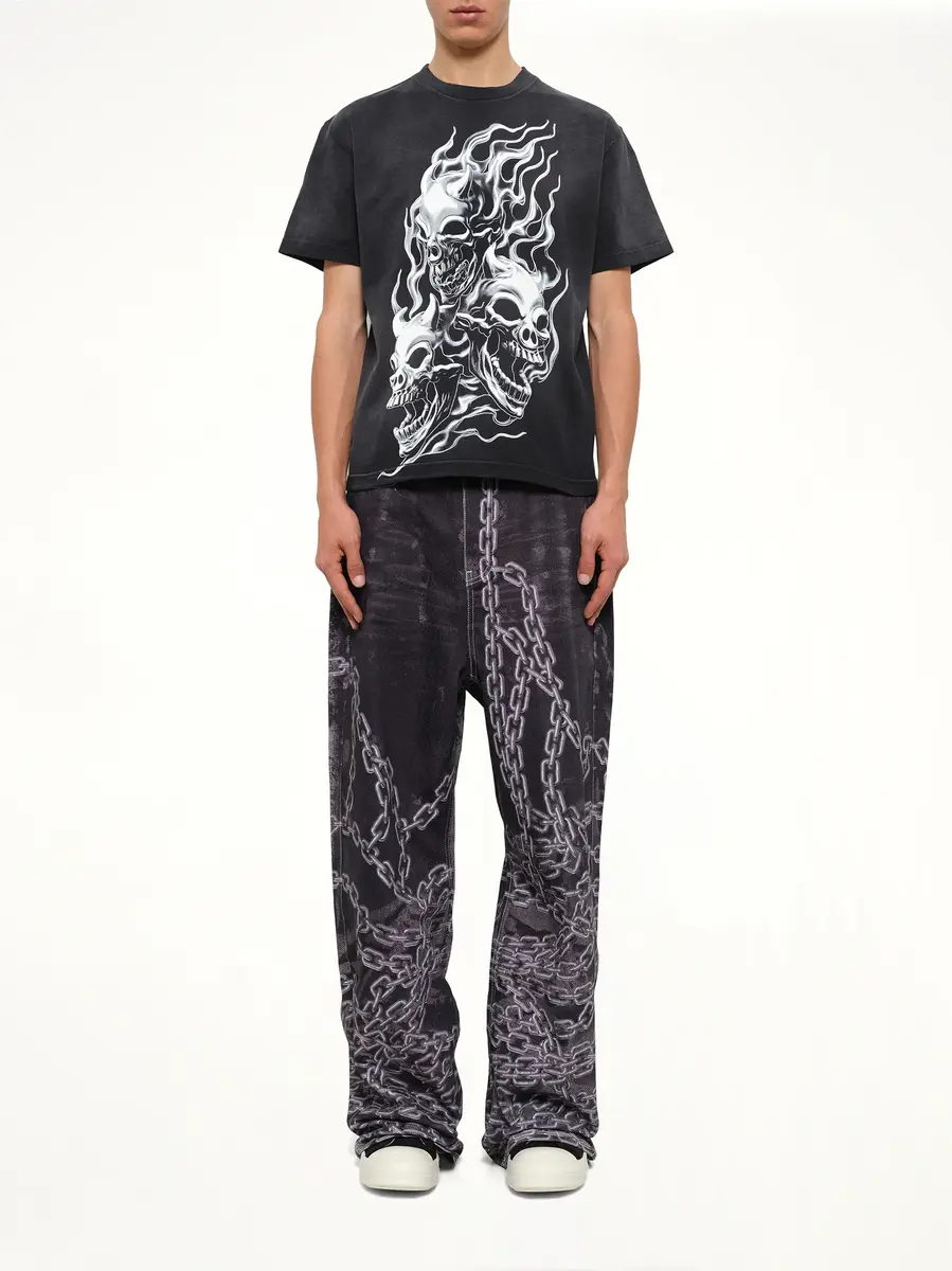 THUG CLUB Three Riding Skull Dirt T-shirt | Thumbnail 7 THUG CLUB Three Riding Skull Dirt T-shirt | Thumbnail 7