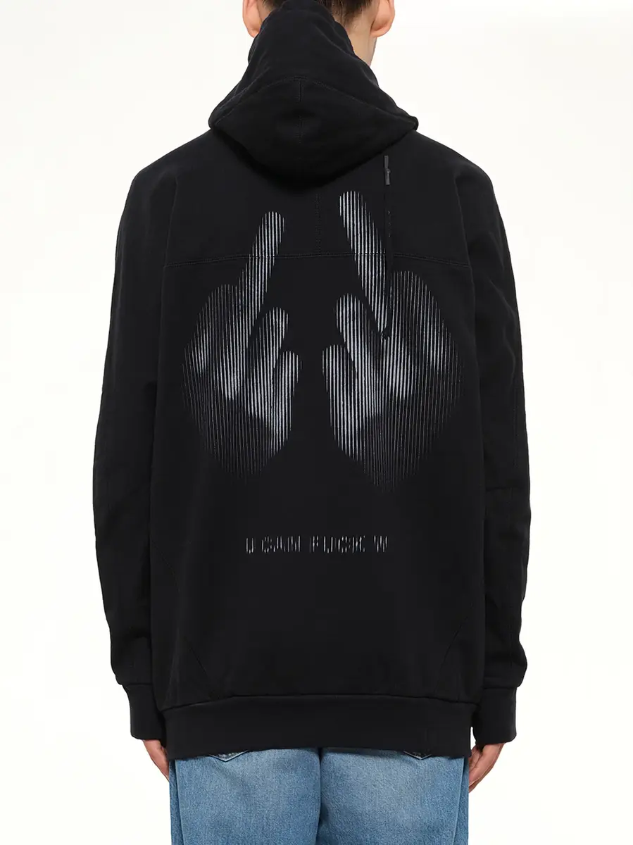 11 BY BBS 11 By Bbs Logo Middlefinger Hoodie | Thumbnail 3 11 BY BBS 11 By Bbs Logo Middlefinger Hoodie | Thumbnail 3