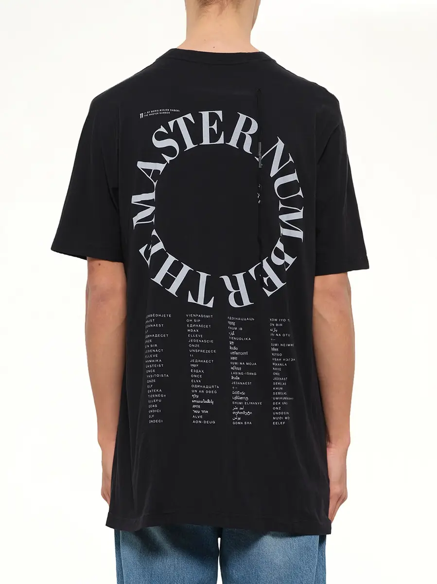 11 BY BBS 11 By Bbs Logo T-shirt in Black/grey | Thumbnail 3 11 BY BBS 11 By Bbs Logo T-shirt in Black/grey | Thumbnail 3