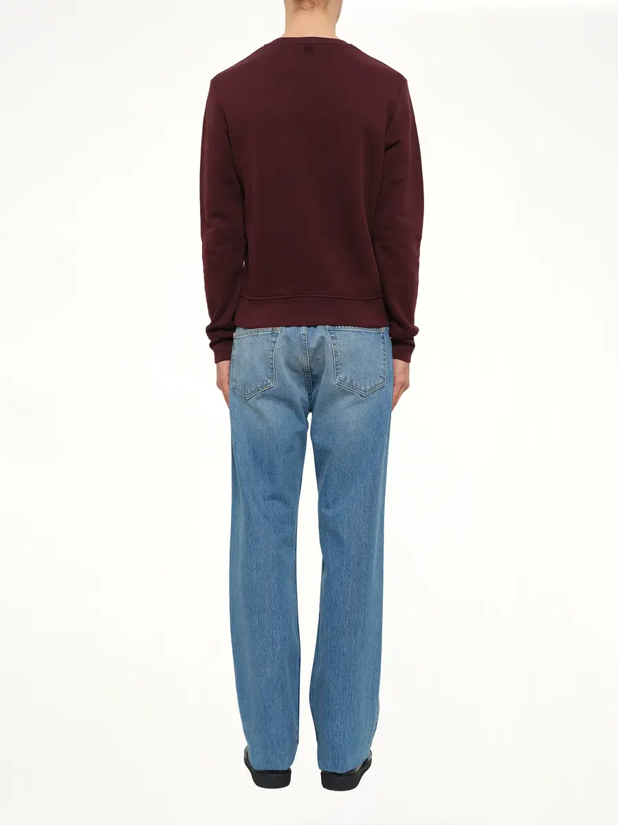 MIX Crew Sweatshirt in Burgundy | Thumbnail 4