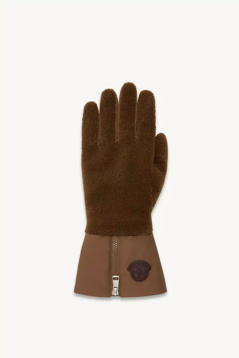 Moncler Teddy Gloves | Thumbnail 2 Moncler Teddy Gloves | Thumbnail 2