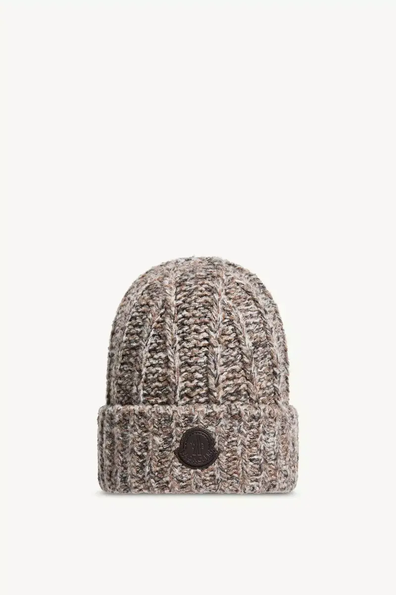 Moncler Wool Blend Bouclé Knit Beanie | Thumbnail 2 Moncler Wool Blend Bouclé Knit Beanie | Thumbnail 2