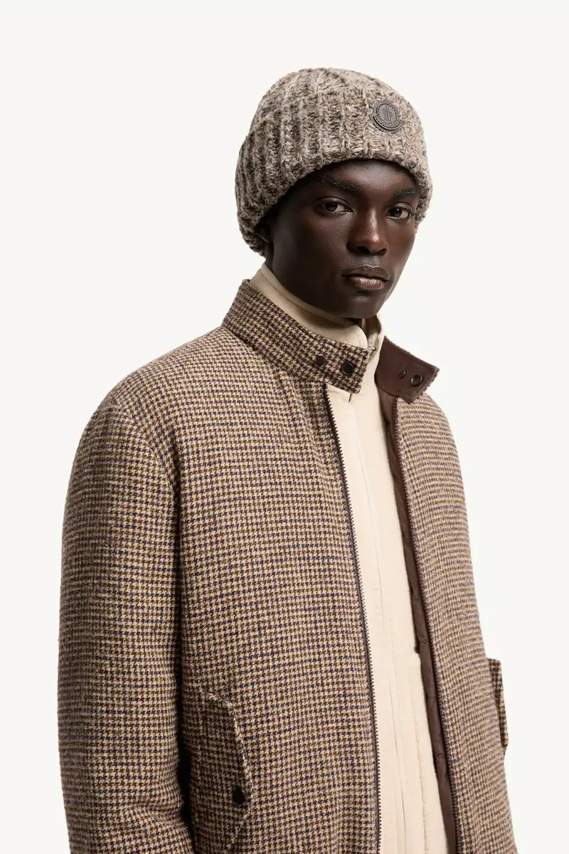 Moncler Wool Blend Bouclé Knit Beanie | Thumbnail 3 Moncler Wool Blend Bouclé Knit Beanie | Thumbnail 3