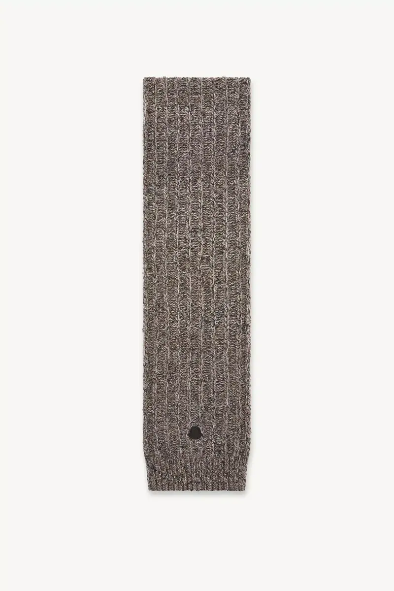 Moncler Wool Blend Bouclé Knit Scarf | Thumbnail 2